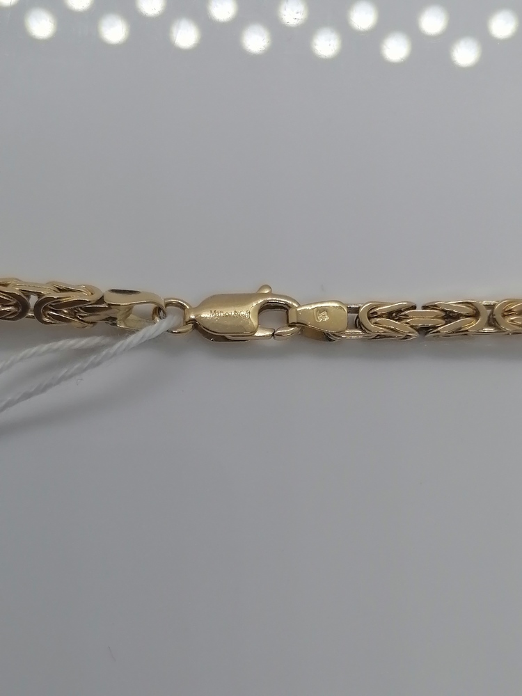 ЦЕПЬ ПОЛНОВЕСНАЯ Мальвина королевская(лисий хвост) (Au 750)