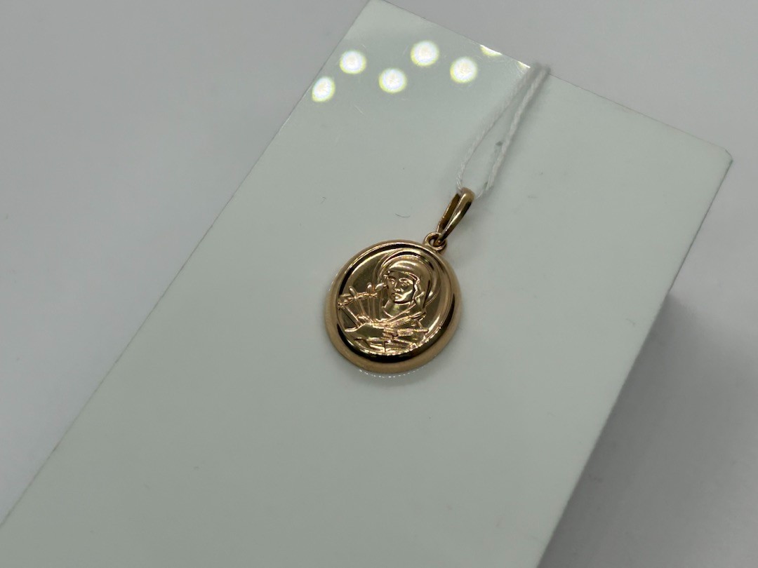 ПОДИБК585 ПОДВЕСКА ИКОНА БЕЗ КАМНЯ (Au 585)