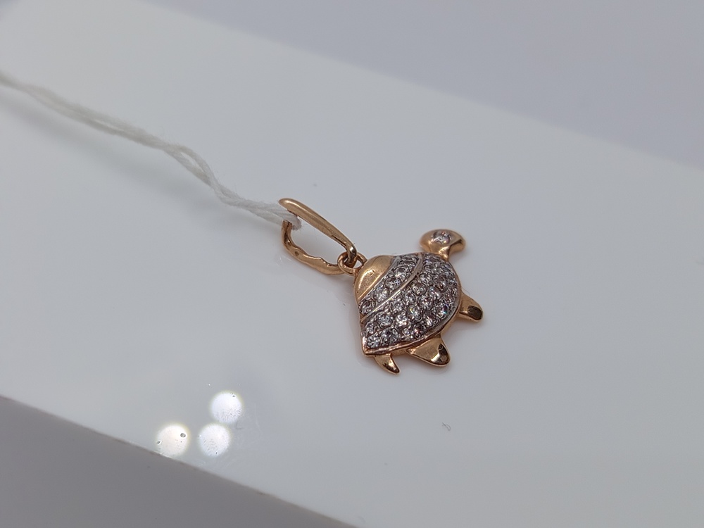 ПОДВЕСКА С КАМНЯМИ (Au 585)