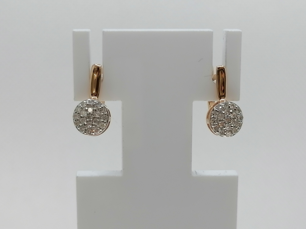 СЕРЬГИ БРИЛЛИАНТ (Au 585)