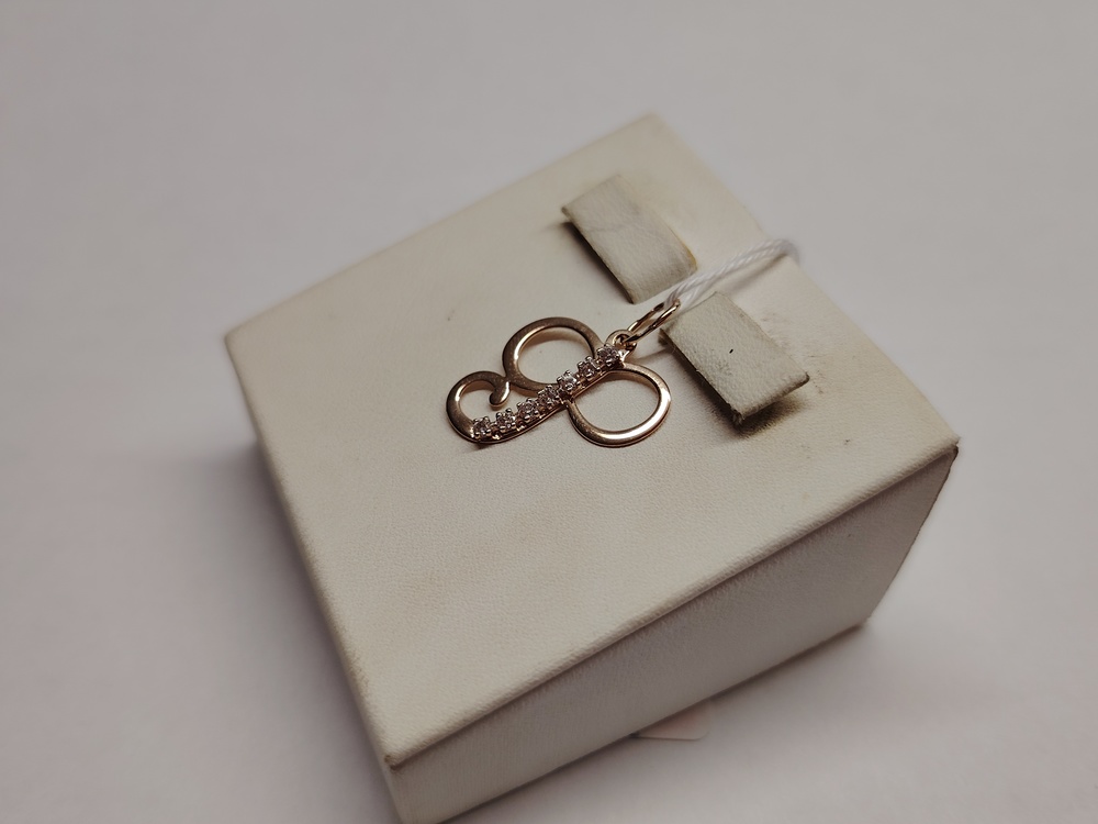 ПОДВЕСКА БУКВА Ф Au 585