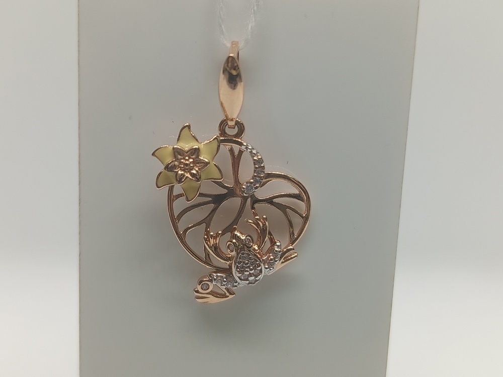 ПОДВЕСКА С КАМНЯМИ (Au 585)