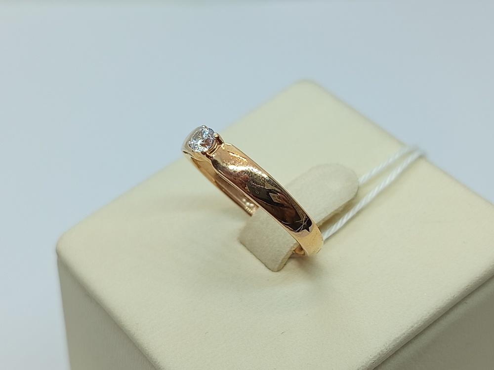 КОЛЬЦО С КАМНЕМ (Au 585)