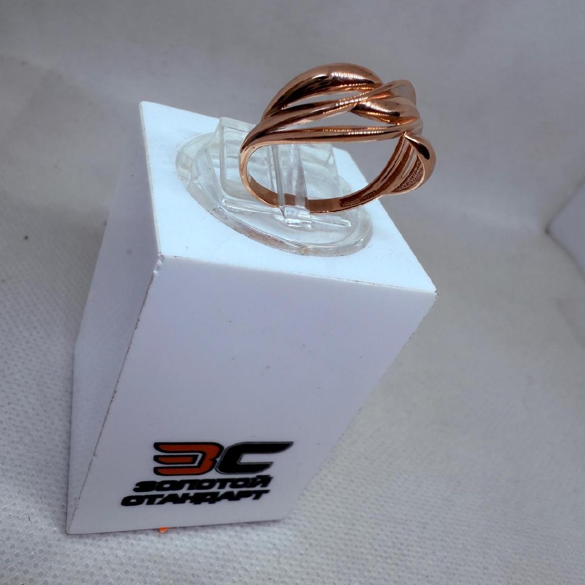 КОЛБКМ585 КОЛЬЦО БЕЗ КАМНЯ (Au 585)