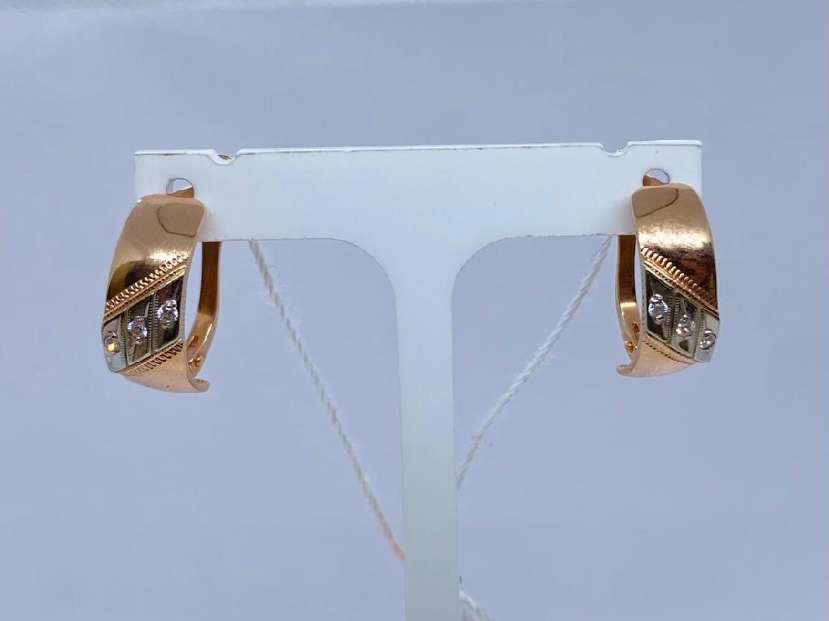 СЕРЬГИ С КАМНЯМИ (Au 585)