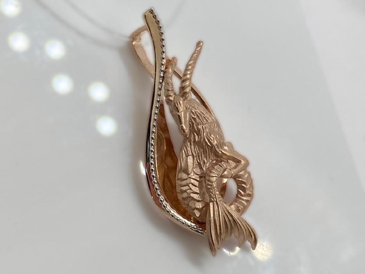 ПОДВЕСКА ЗНАК ЗОДИАКА КОЗЕРОГ (Au 585)