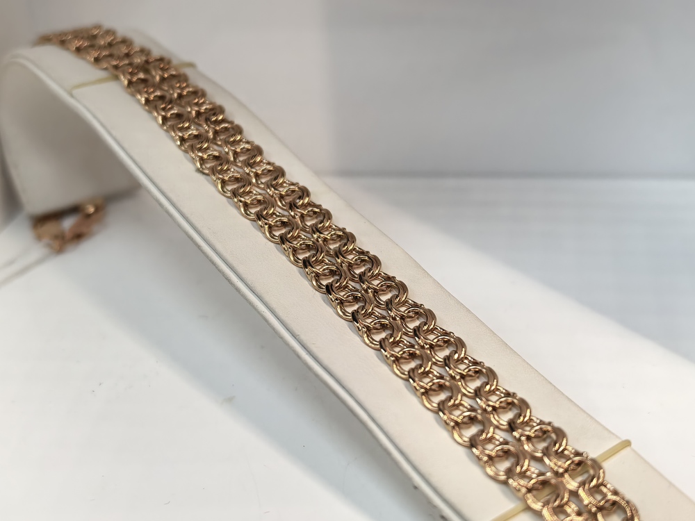 ЦЕПЬ ПОЛНОВЕСНАЯ Бисмарк (Au 585)