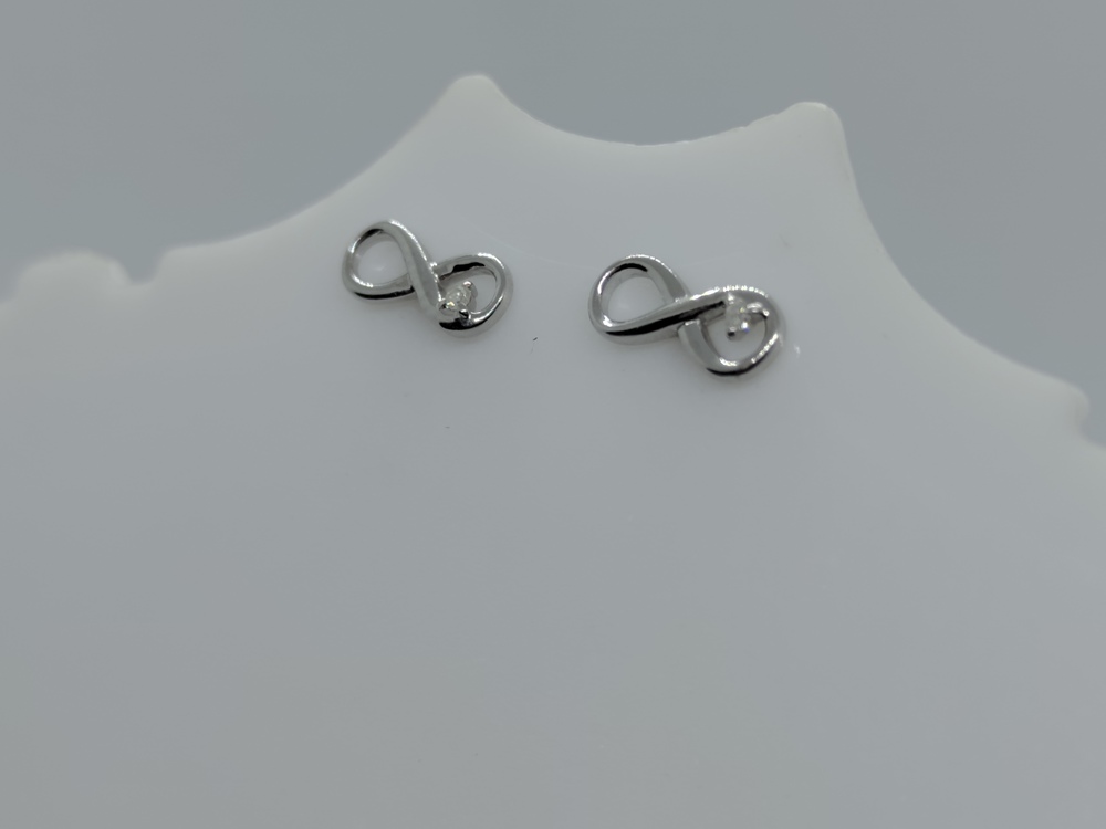 СЕРЬГИ БРИЛЛИАНТ (Ag 925)