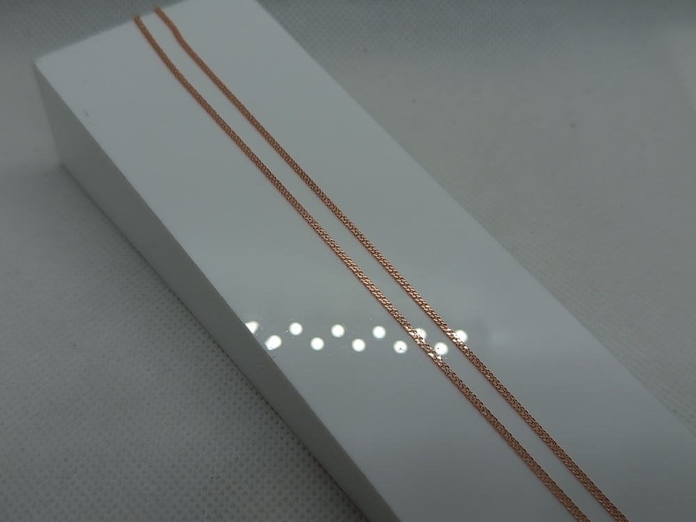 ЦЕПЬ ПОЛНОВЕСНАЯ Ромб двойной (Au 585)