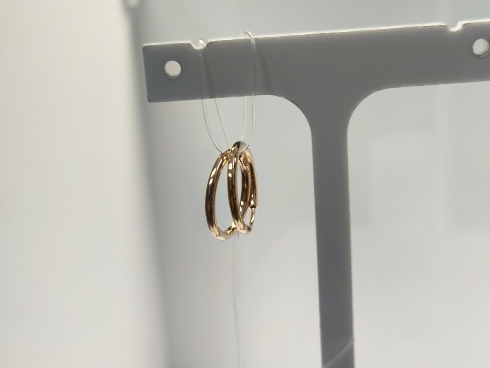 СЕРЬГИ КОНГО без камня (Au 585)