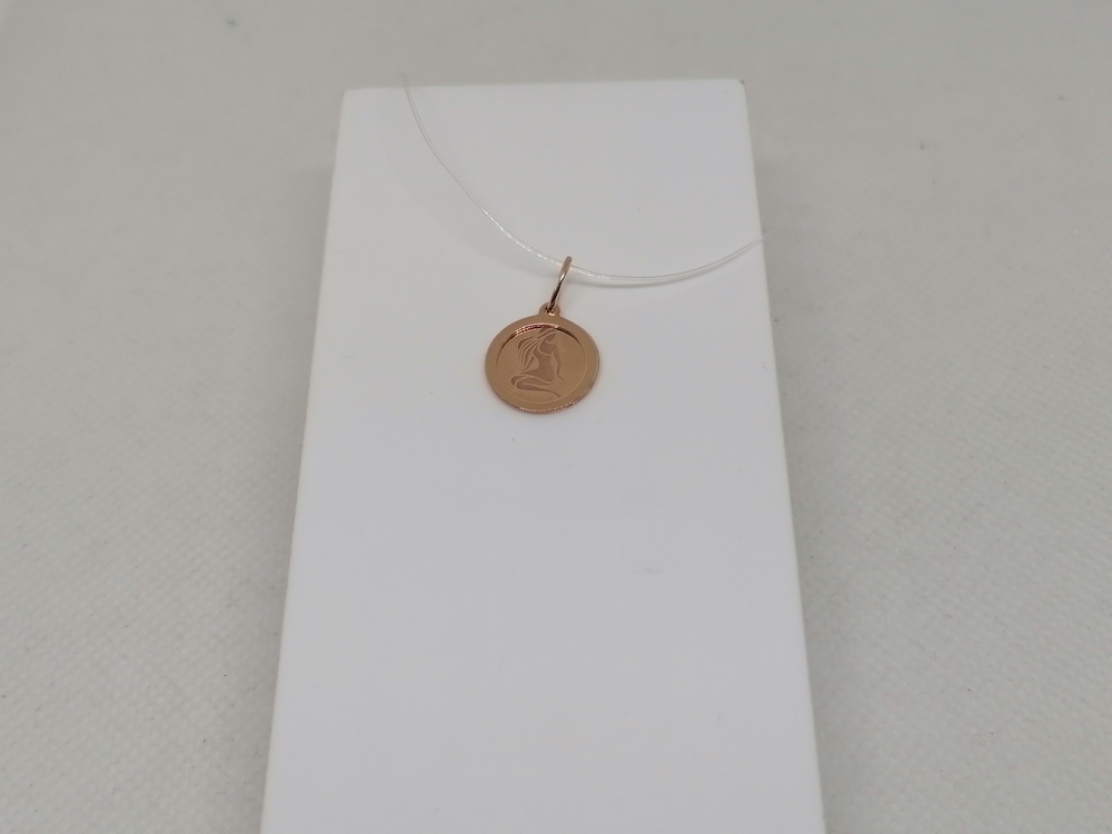 ПОДВЕСКА ЗНАК ЗОДИАКА ДЕВА (Au 585)