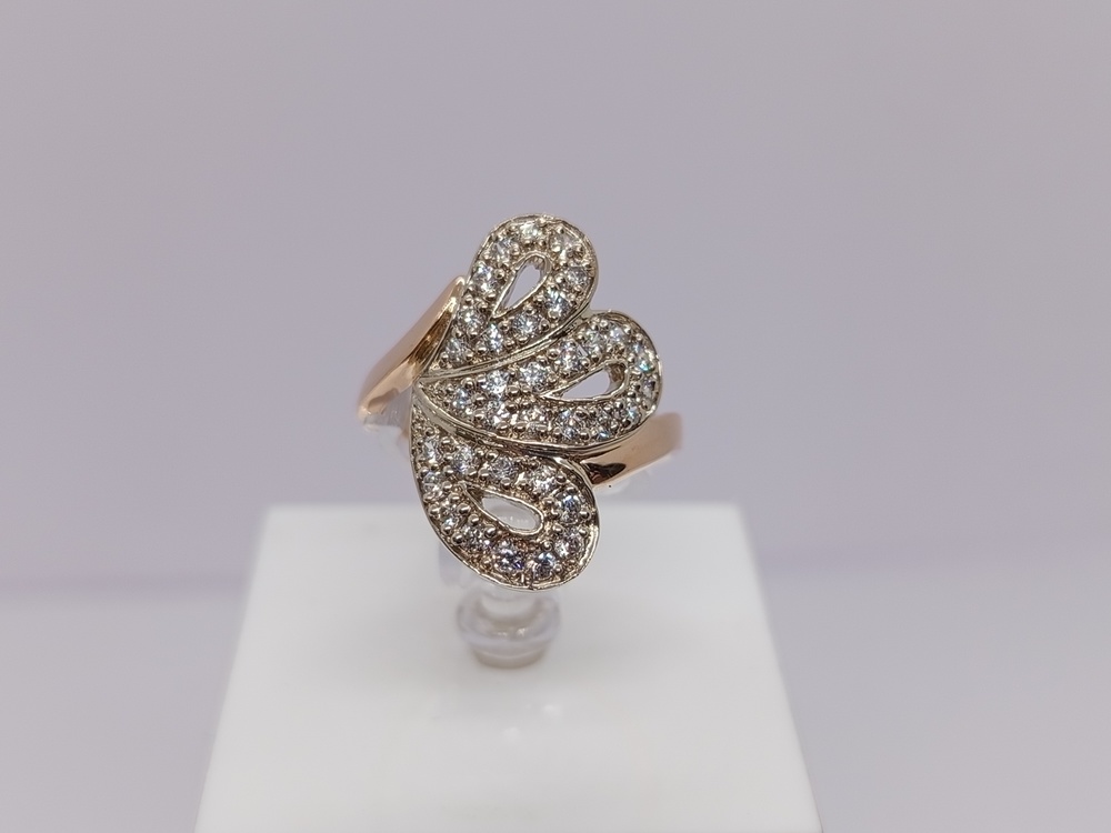 КОЛКМИ585 КОЛЬЦО С КАМНЯМИ (Au 585)