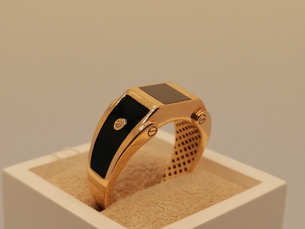 040008 КОЛЬЦО С КАМНЯМИ (Au 585)