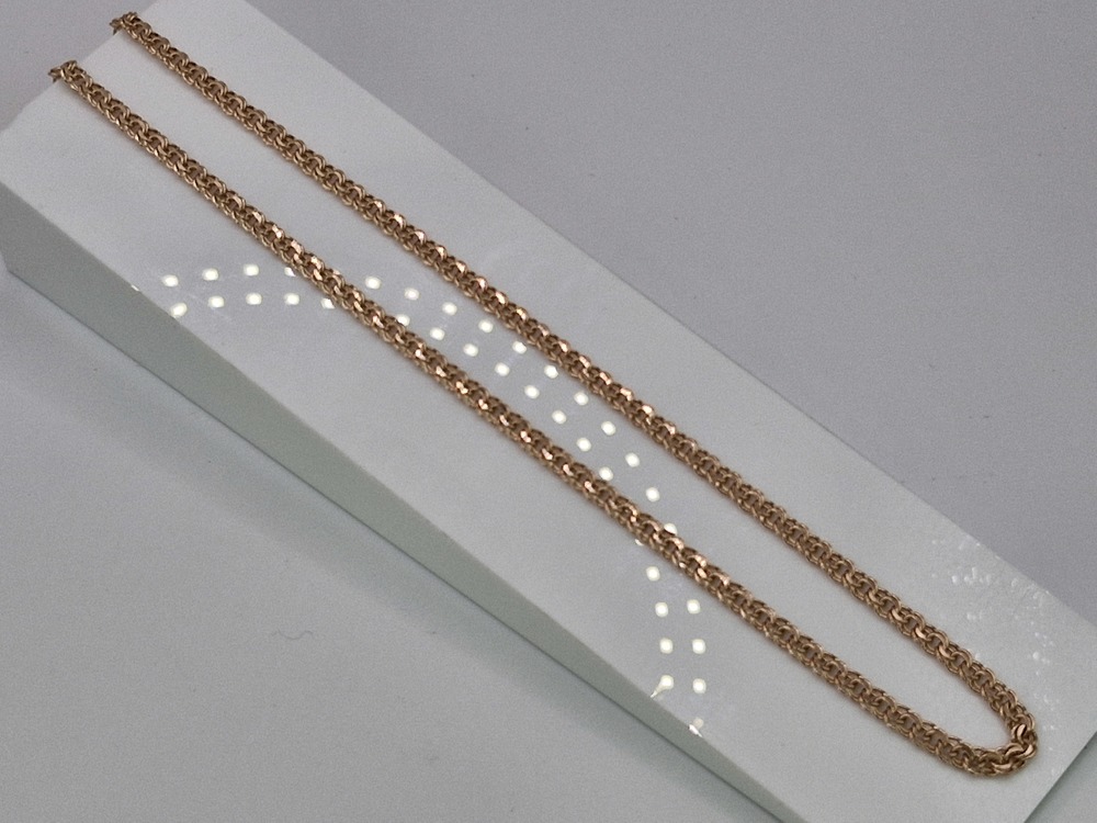 ЦЕПЬ ПУСТОТЕЛАЯ Бисмарк (Au 585)