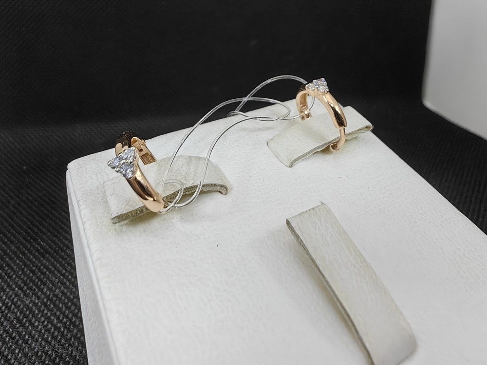 СЕРЬГИ С КАМНЯМИ (Au 585)