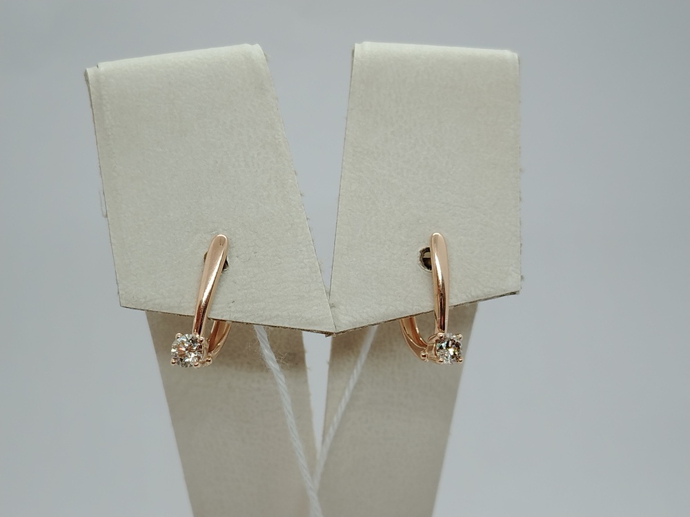 СЕРЬГИ БРИЛЛИАНТ (Au 585)