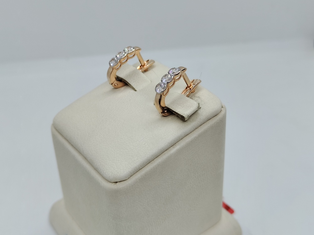 СЕРЬГИ С КАМНЯМИ (Au 585)