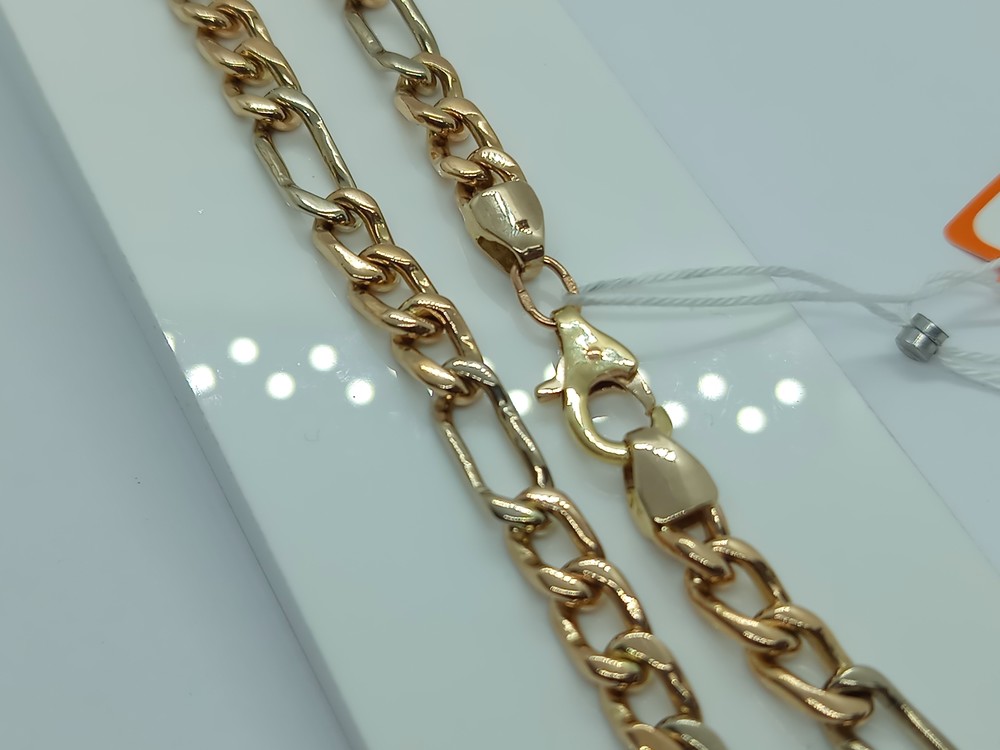 ЦЛФК585 ЦЕПЬ ПОЛНОВЕСНАЯ Фигаро(картье) (Au 585)