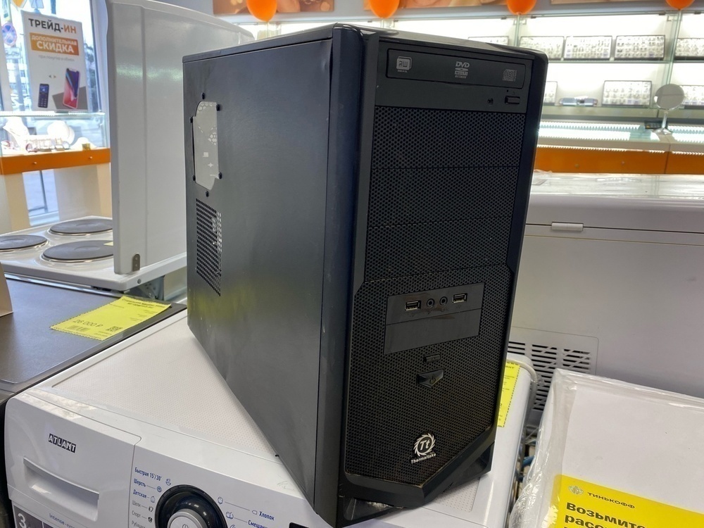 Системный блок THERMALTAKE; Core i5-3330, Radeon RX 580, 8 Гб, 240 Гб, 500 Гб