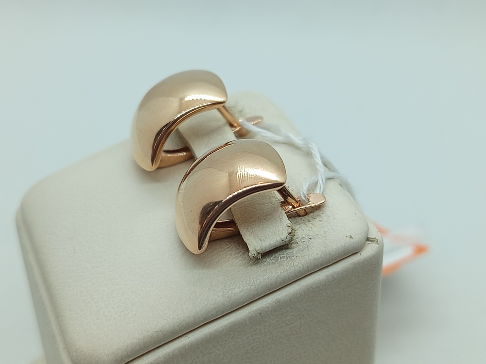 СЕРЬГИ БЕЗ КАМНЯ (Au 585)