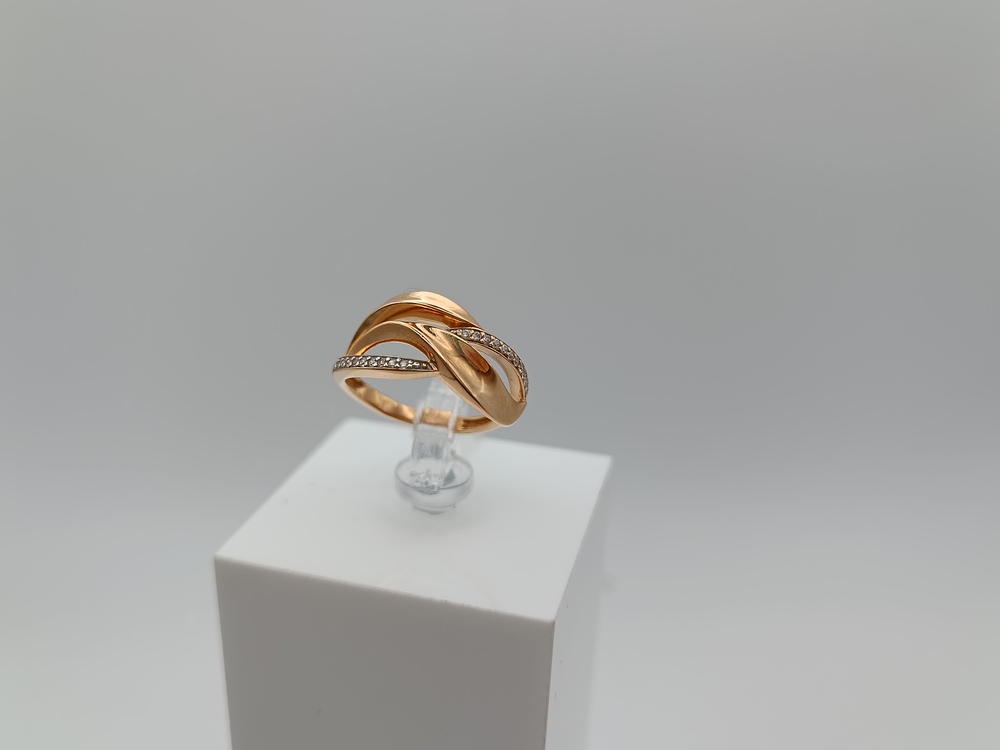 КОЛКМИ585 КОЛЬЦО С КАМНЯМИ (Au 585)