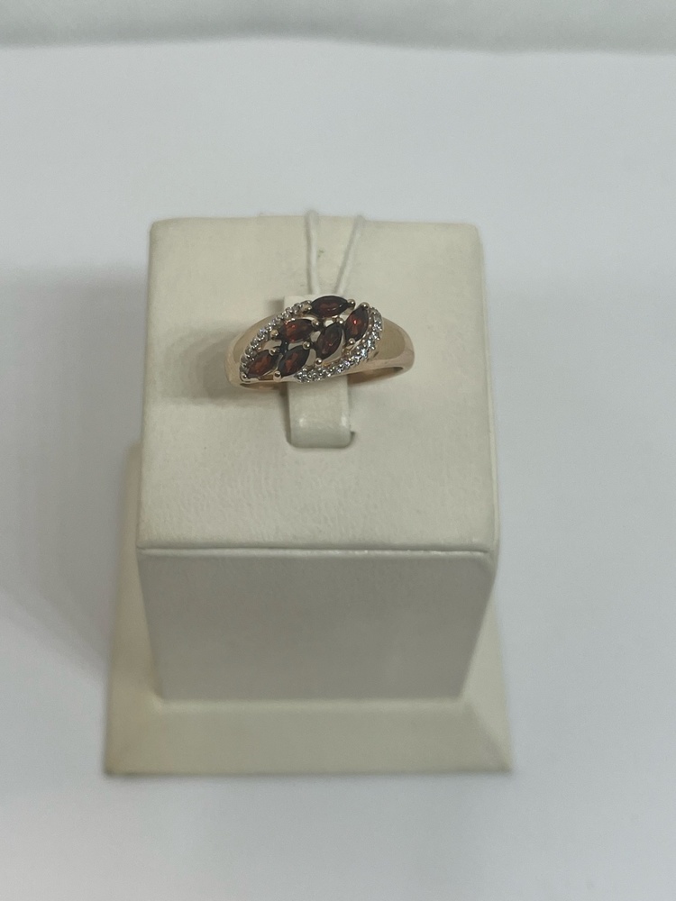 КОЛКМИ585 КОЛЬЦО С КАМНЯМИ (Au 585)