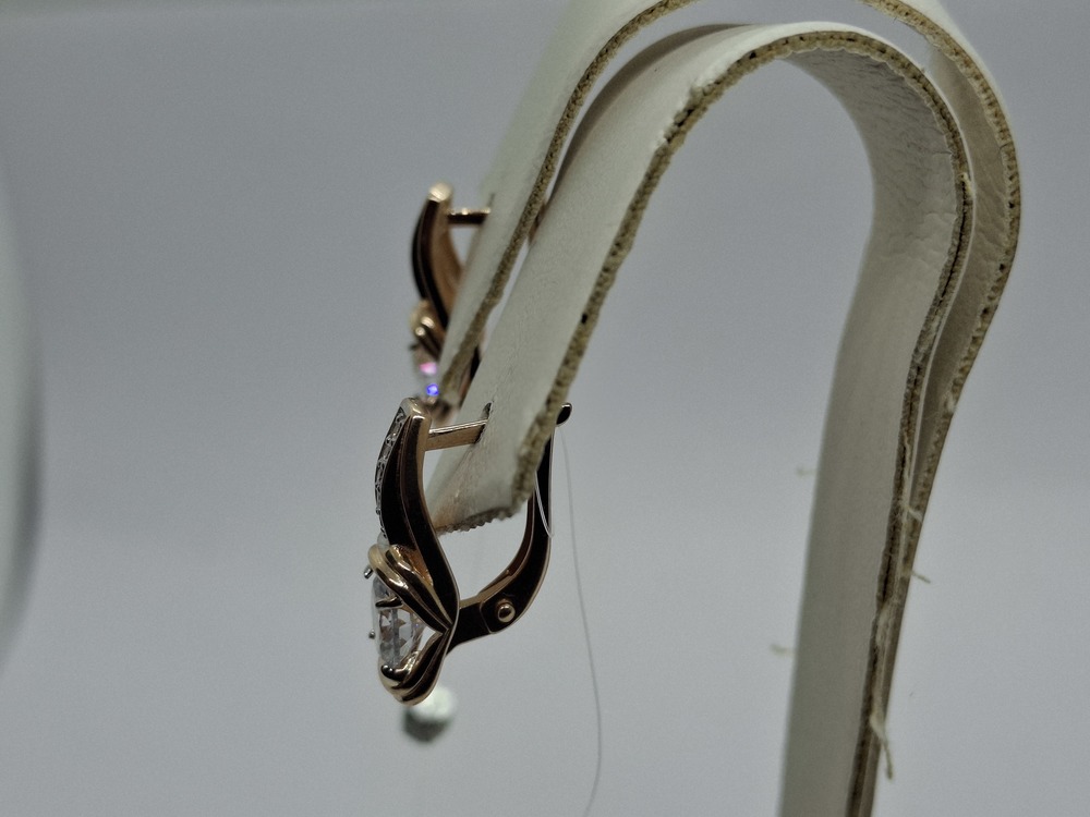 СЕРЬГИ С КАМНЯМИ (Au 585)