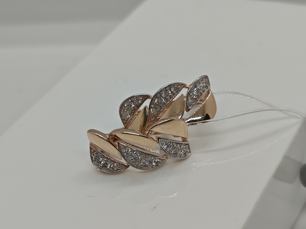 СЕРЬГИ С КАМНЯМИ (Au 585)