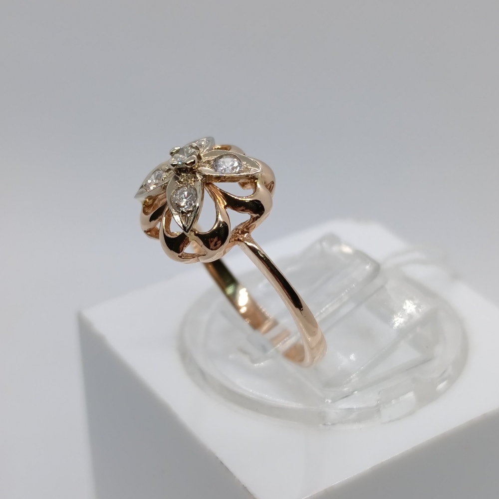 КОЛЬЦО БРИЛЛИАНТ Au 585