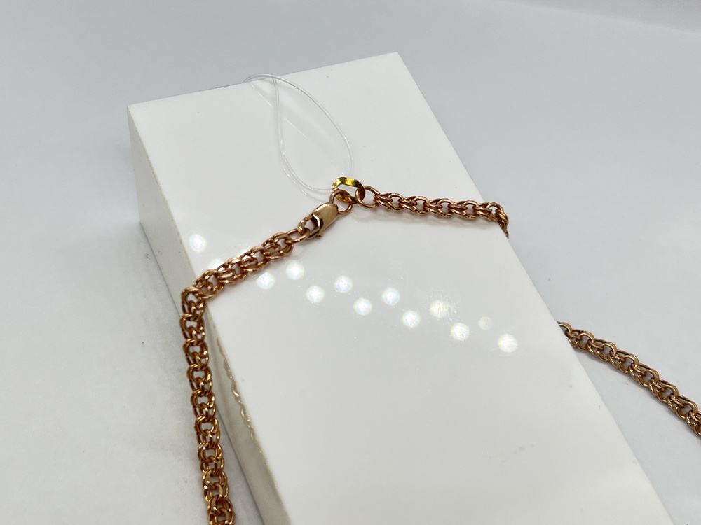 ЦЕПЬ ПУСТОТЕЛАЯ Бисмарк (Au 585)