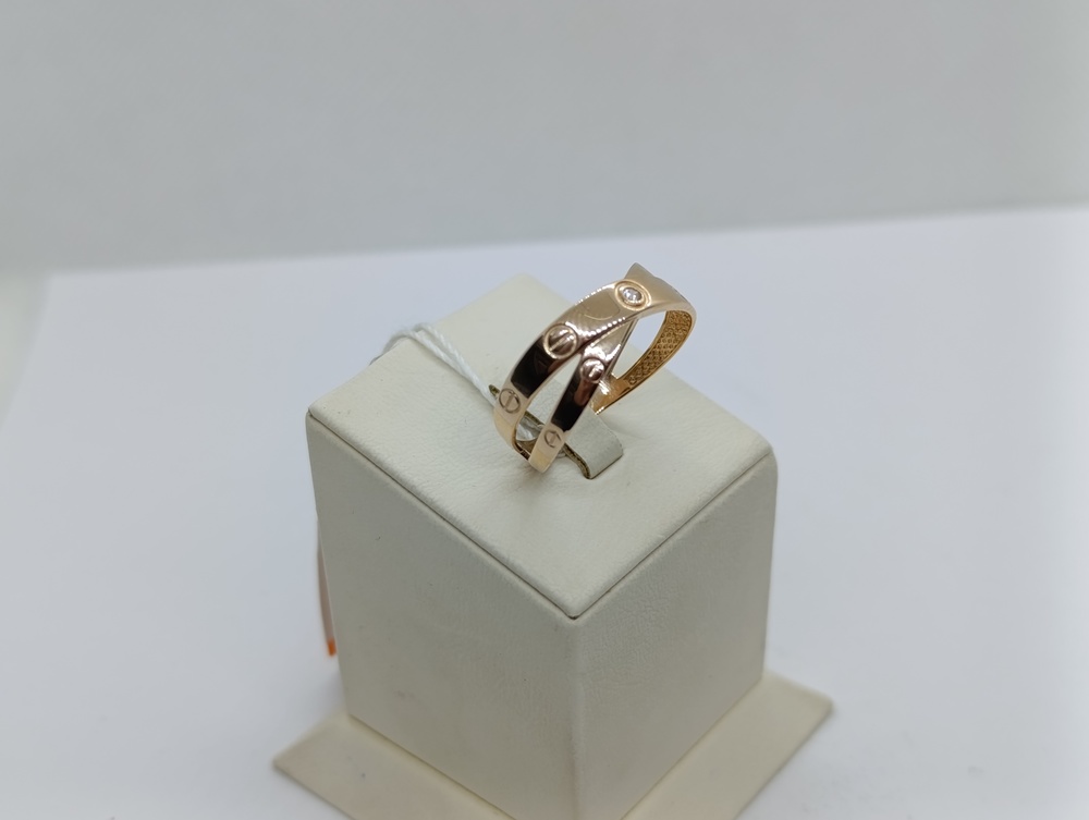 КОЛЬЦО С КАМНЕМ (Au 585)