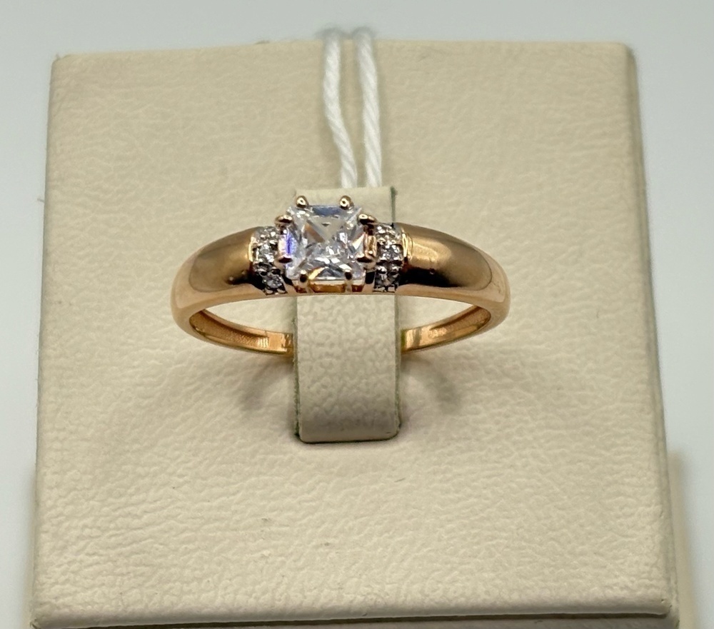 КОЛКМИ585 КОЛЬЦО С КАМНЯМИ (Au 585)