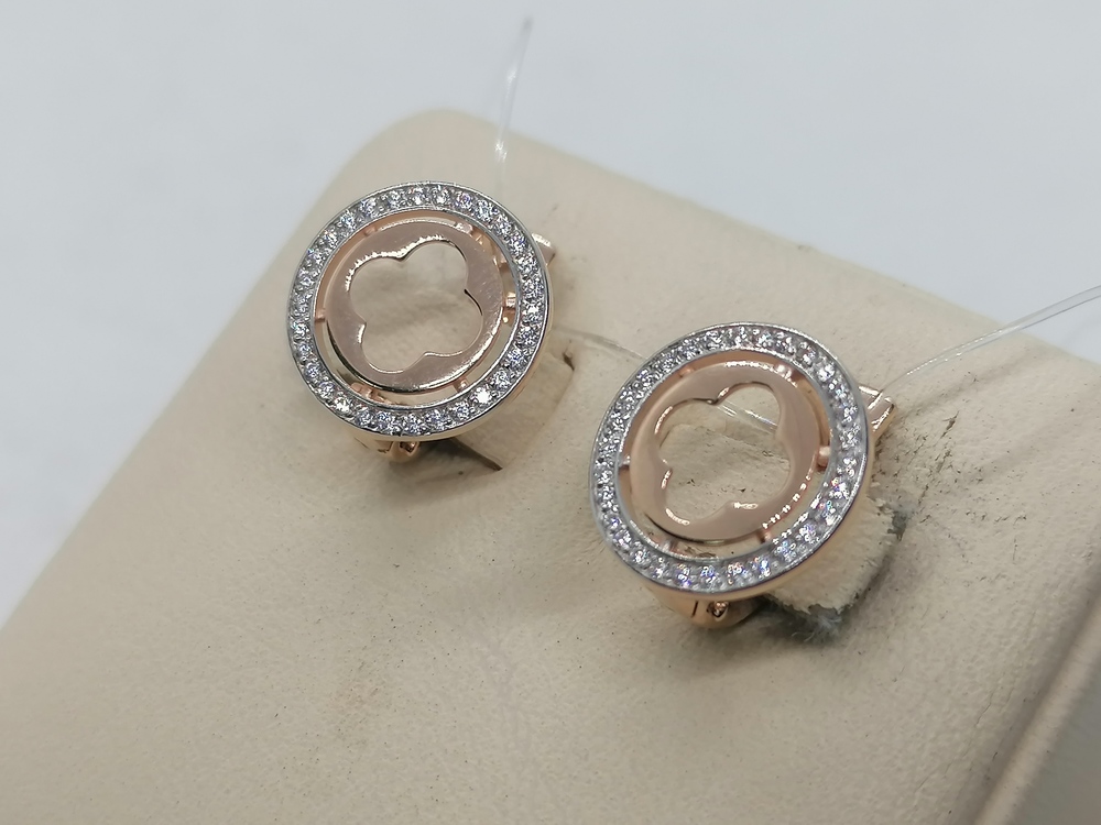 СЕРЬГИ С КАМНЯМИ (Au 585)