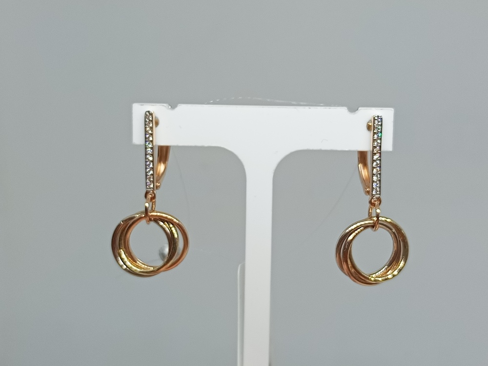 СЕРЬГИ С КАМНЯМИ (Au 585)