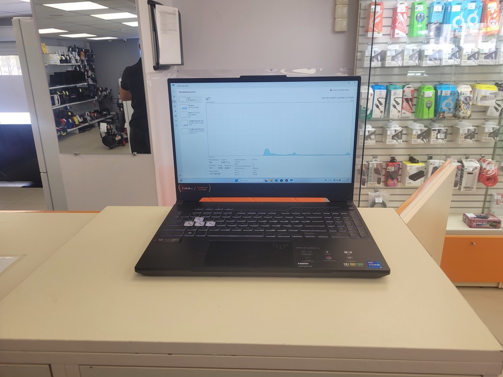 Ноутбук ASUS; Core i5-12500H, GeForce RTX 3050, 4 Гб, 500 Гб, Нет