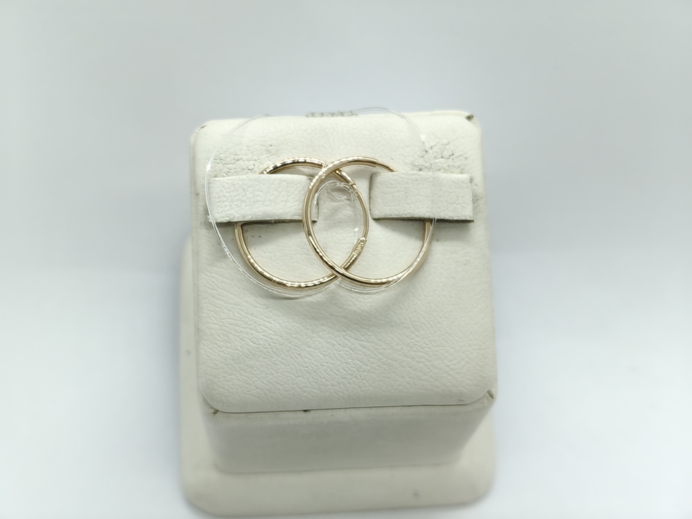 СЕРЬГИ КОНГО без камня (Au 585)