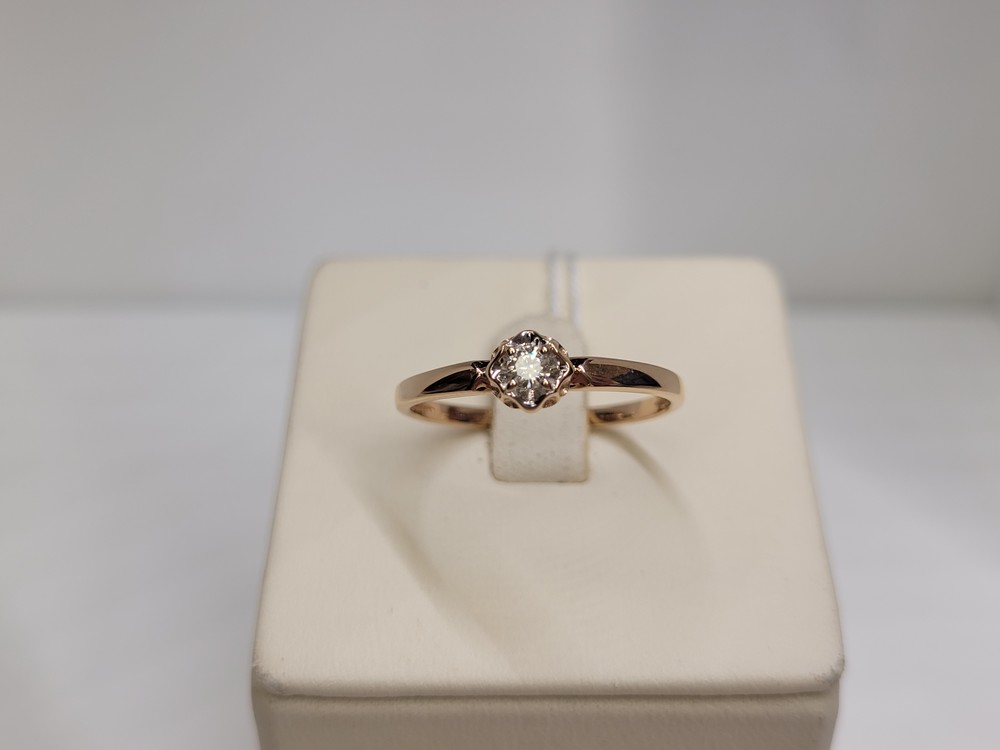 КОЛЬЦО БРИЛЛИАНТ Au 585