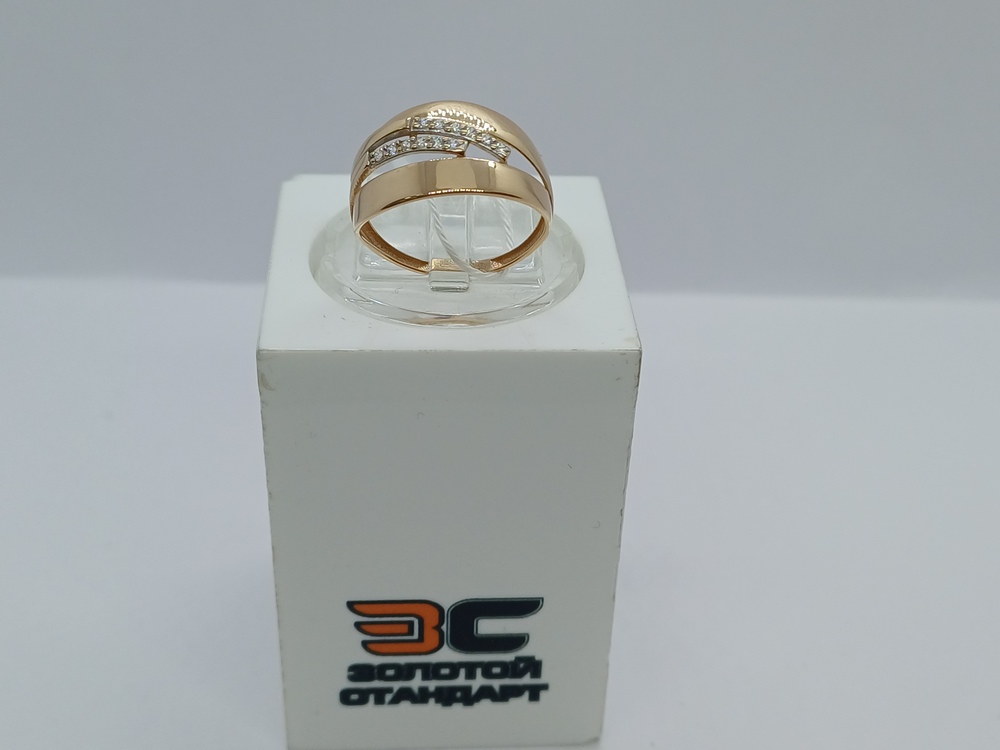 КОЛКМИ585 КОЛЬЦО С КАМНЯМИ (Au 585)