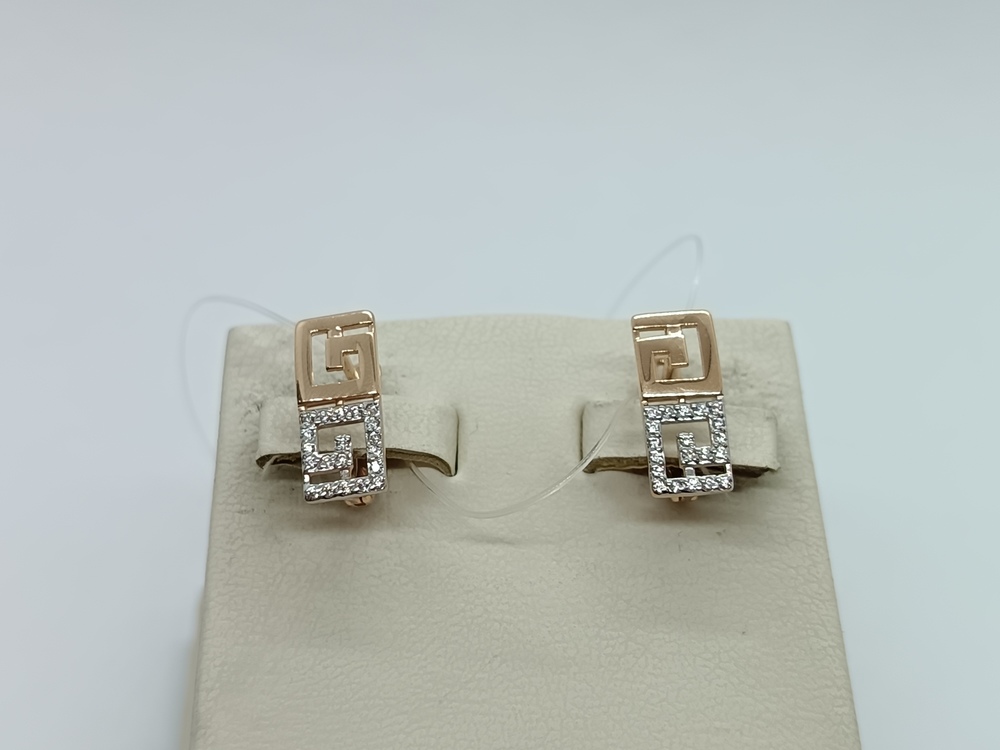 СЕРЬГИ С КАМНЯМИ (Au 585)