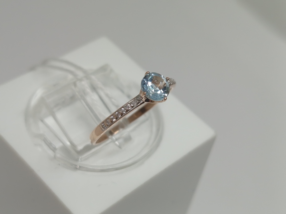 КОЛКМИ585 КОЛЬЦО С КАМНЯМИ (Au 585)