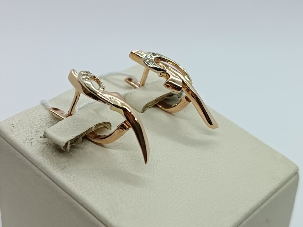 СЕРЬГИ С КАМНЯМИ (Au 585)