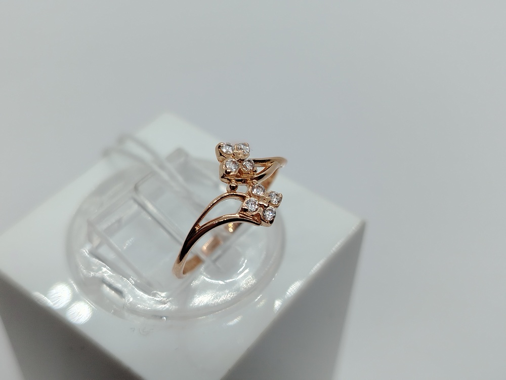 КОЛКМИ585 КОЛЬЦО С КАМНЯМИ (Au 585)