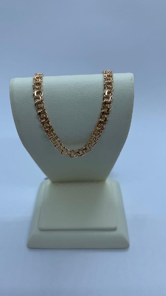 7050200-18 БРАСЛЕТ ПОЛНОВЕСНЫЙ Бисмарк (Au 585)