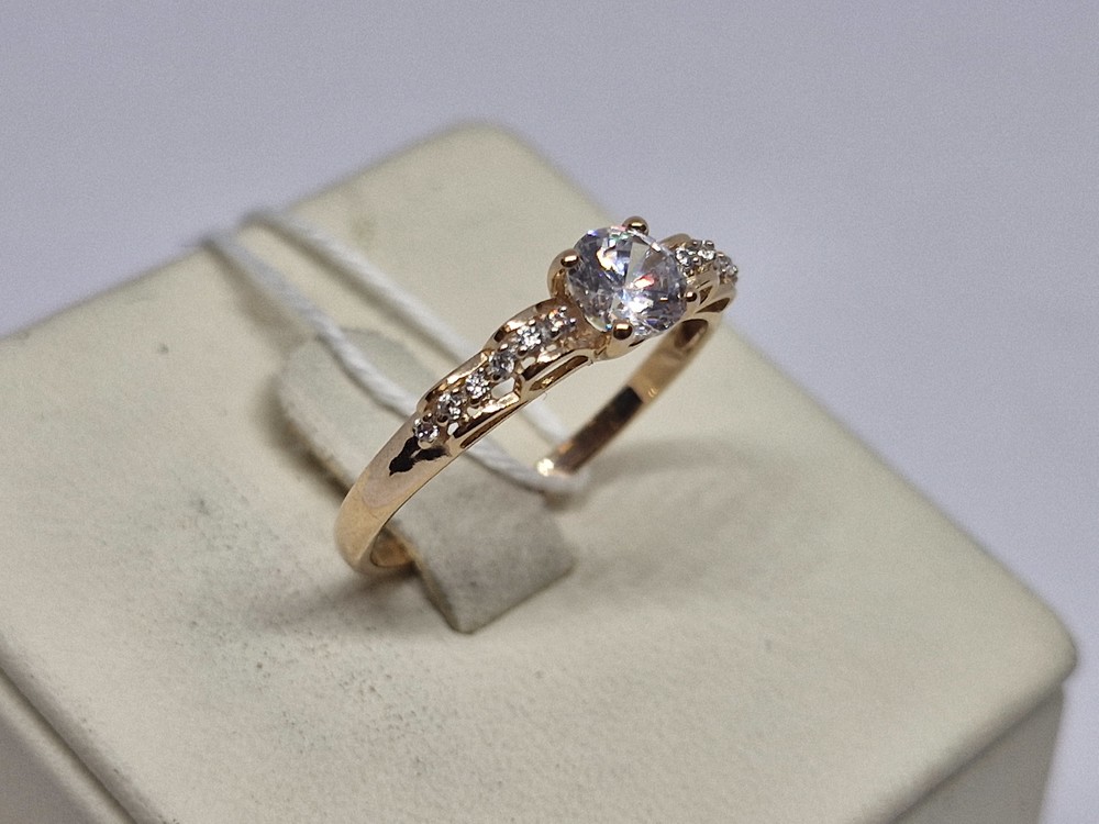 КОЛКМИ585 КОЛЬЦО С КАМНЯМИ (Au 585)