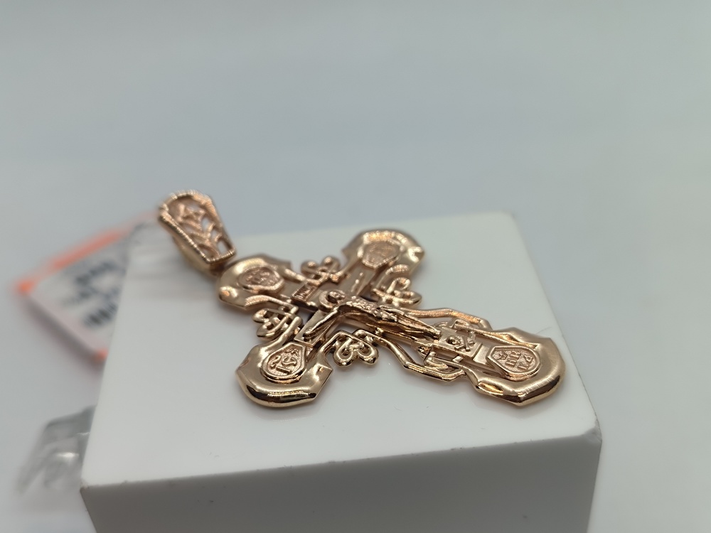 ПОДКБК585 ПОДВЕСКА КРЕСТ БЕЗ КАМНЯ (Au 585) ПОДКБК585 ПОДВЕСКА КРЕСТ БЕЗ КАМНЯ (Au 585)