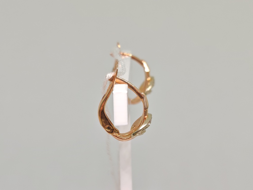 СКМИ585 СЕРЬГИ С КАМНЯМИ (Au 585)