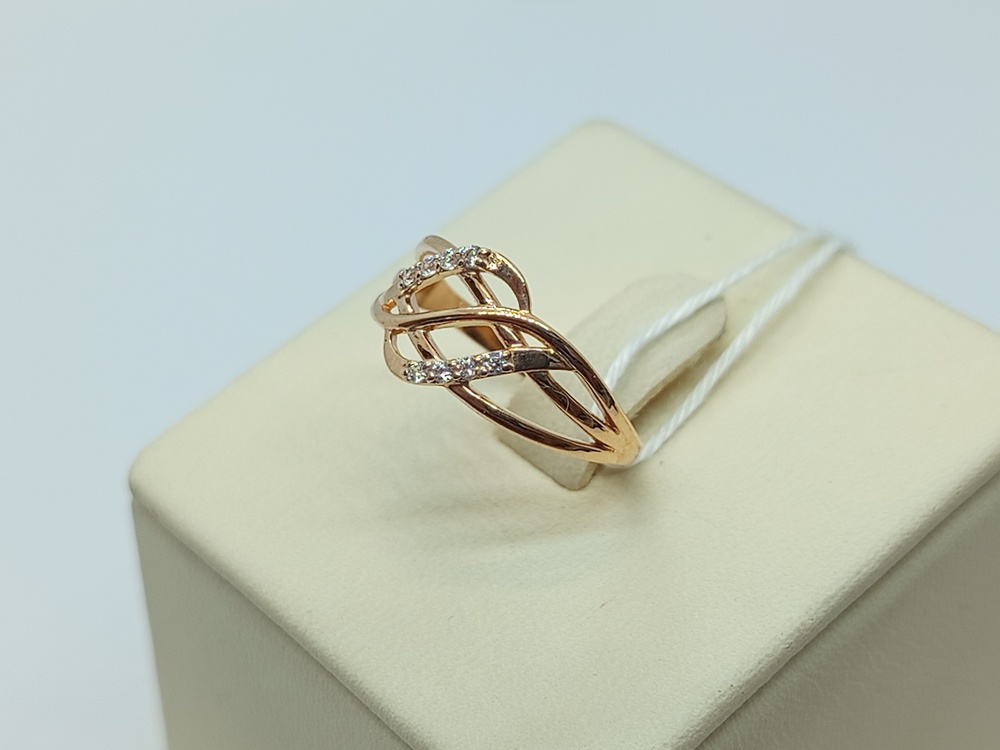 КОЛКМИ585 КОЛЬЦО С КАМНЯМИ (Au 585)