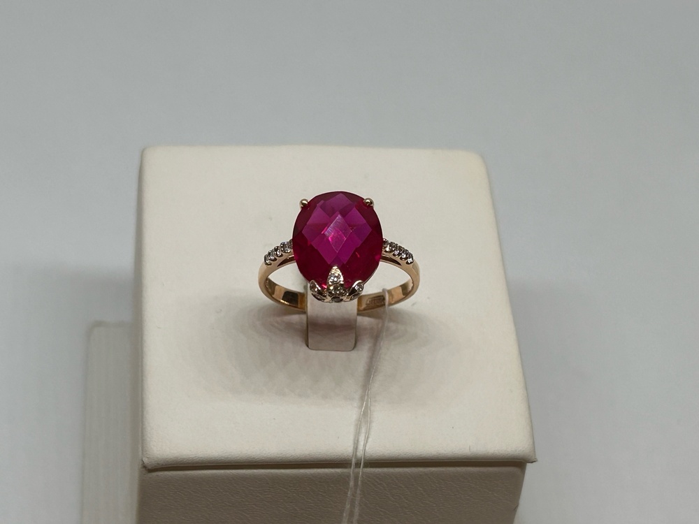 КОЛКМИ585 КОЛЬЦО С КАМНЯМИ (Au 585)