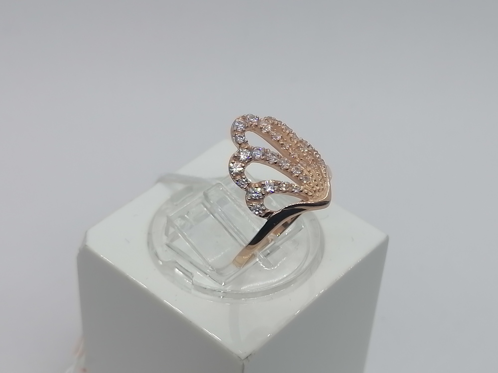 КОЛЬЦО С КАМНЯМИ (Au 585)