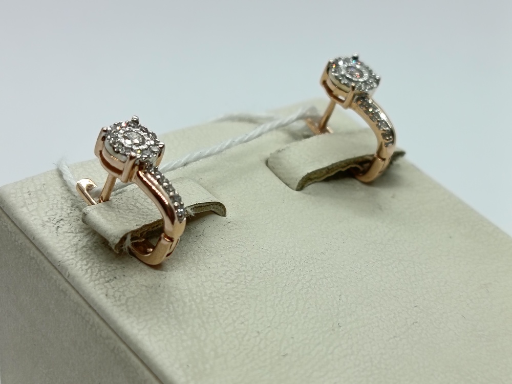 СЕРЬГИ БРИЛЛИАНТ (Au 585)